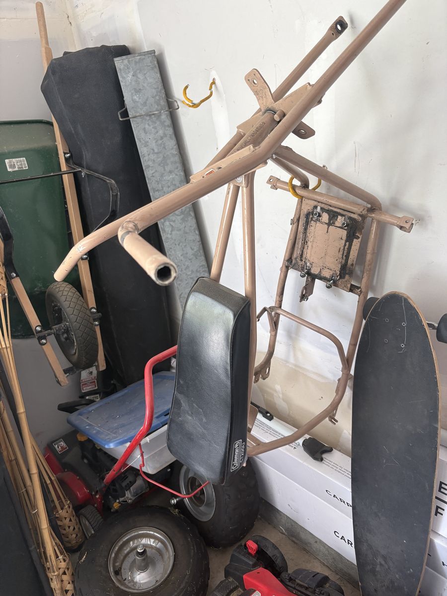 Coleman Minibike CT200U frame and wheels and tires