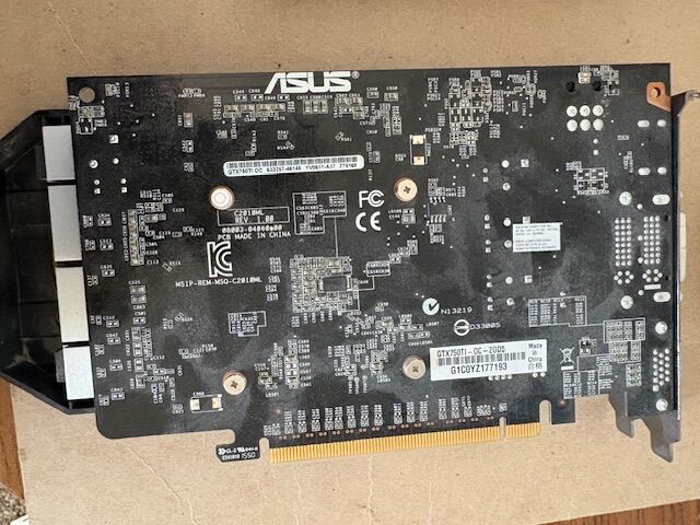 Asus GTX750TI-OC-2GD5 Nvidia