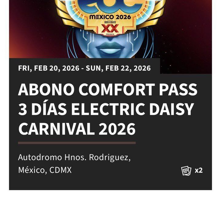 EDC Ticket in Mexico