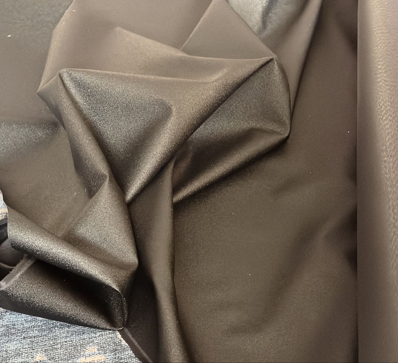 Black Durable & Stretchy Neoprene Fabric - 30 Yard Roll