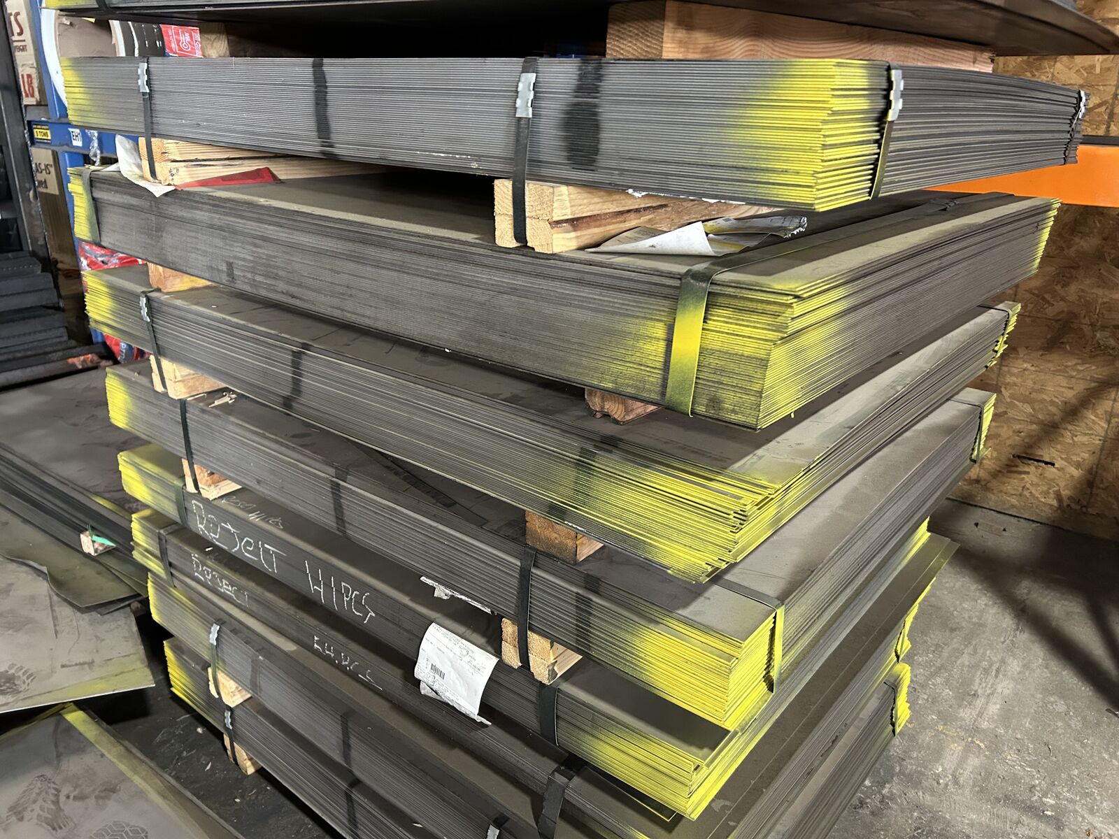 JUST ARRIVED!  Surplus Hot Rolled P&O Sheet 12 Ga x 34.62" x 59.12" - $30.95 each