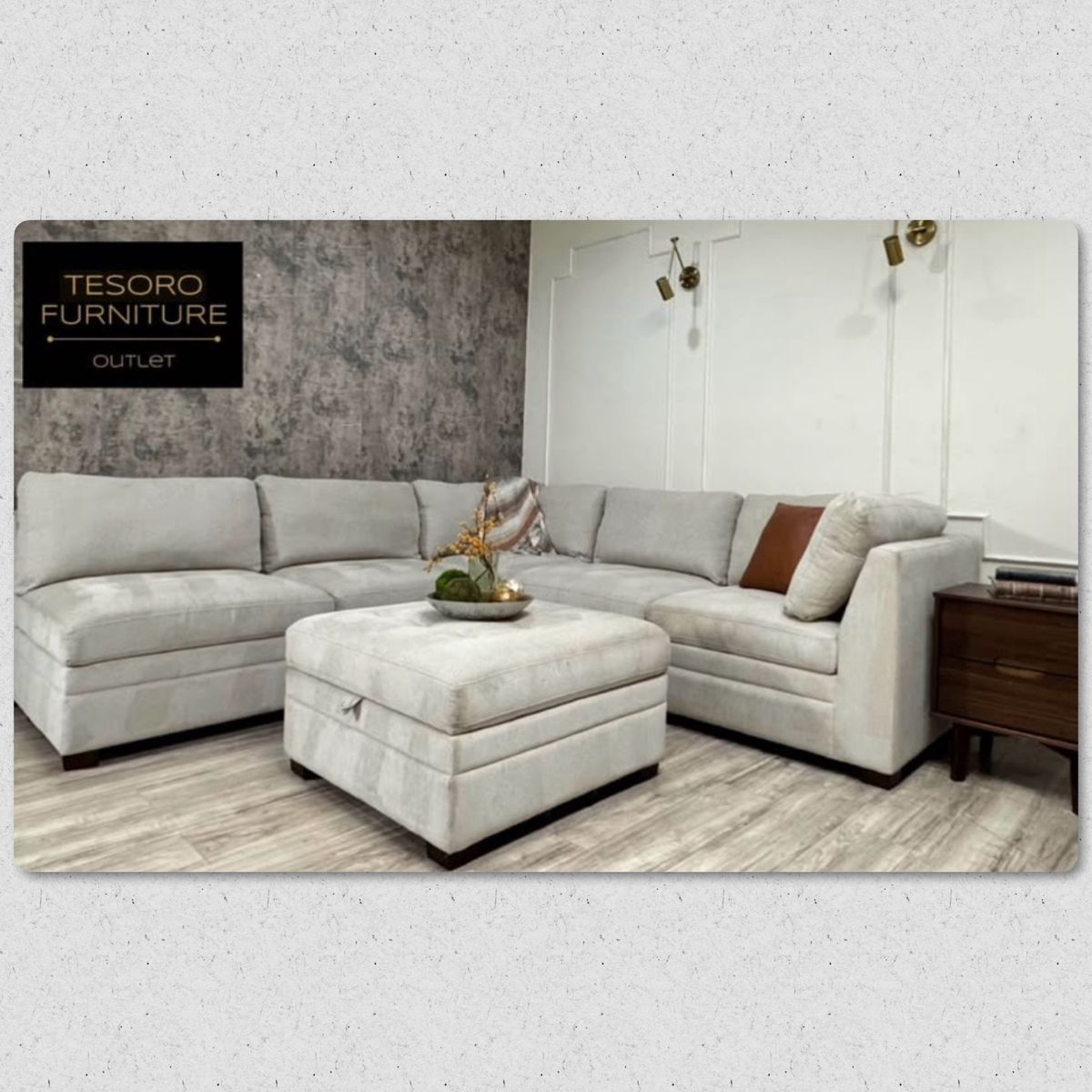 TISDALE CREAM MODULAR SECTIONAL