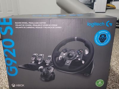 Logitech G920 Driving Force Racing Wheel & Pedals with Shifter for Xbox and PC