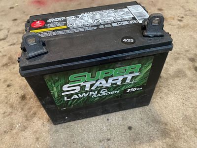 garden tractor riding lawn mower lawnmower battery