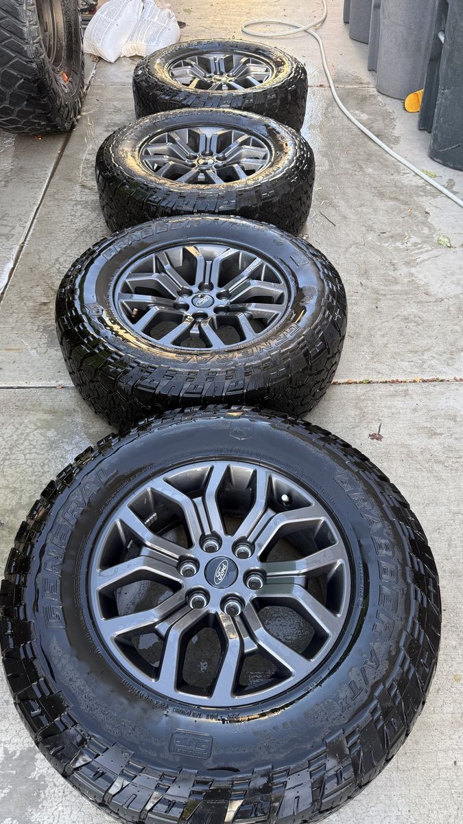 OEM Ford F-150 18” Tremor Wheels Matte Grey