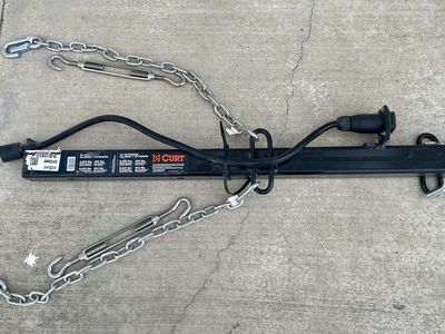 Curt 34 inch trailer hitch extender/reducer, 4500 lb capacity