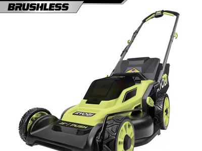 Ryobi P1109 18V ONE+ HP Brushless 16" Push Mower - Cordless Electric Lawn Mower