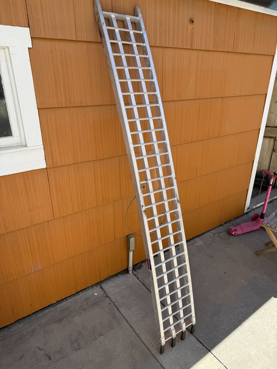 O-LITE Manufacturing Aluminum Loading Ramp - 7ft Long, 2000lb Capacity