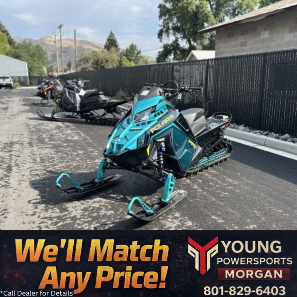 2025 Polaris® 850 PRO RMK 155 Dark Teal / Radiant  Green / Neon
