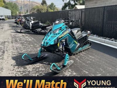 2025 Polaris® 850 PRO RMK 155 Dark Teal / Radiant Green / Neon