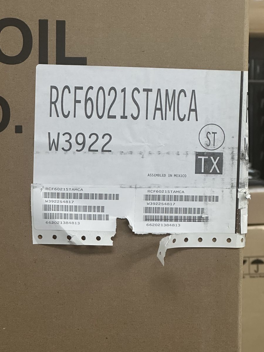 Rheem 5 ton R-410A cased coil RCF6021STAMCA