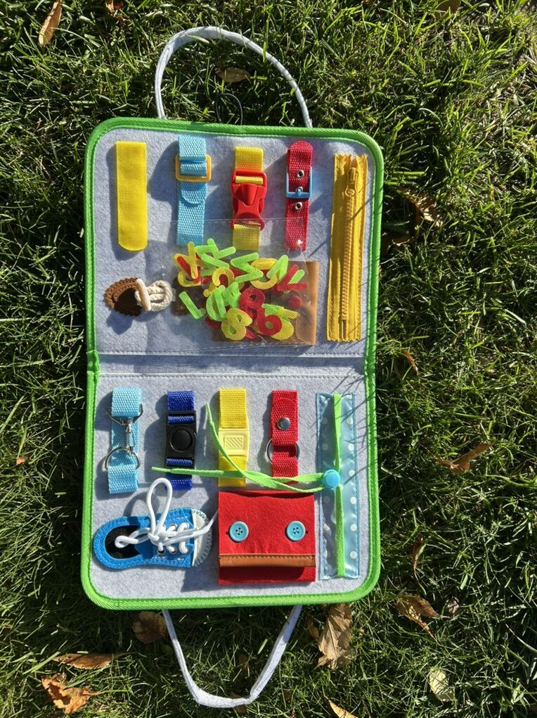 NEW Felt Activity Quiet Book Busy Board Toy