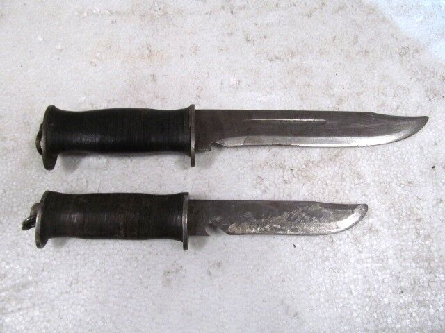 Two WWII EGW knives