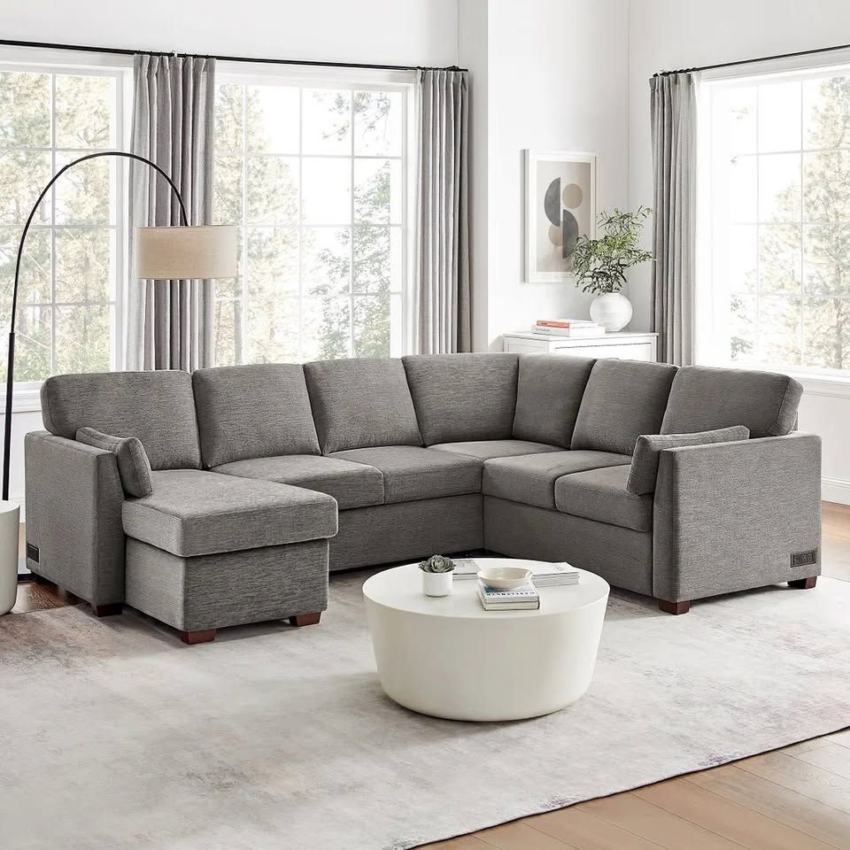 FREE DELIVERY - Coddle Luke Sleeper Sectional with Storage Chaise
