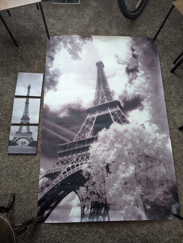 Vintage Jon Arnold Eiffel Tower poster and prints
