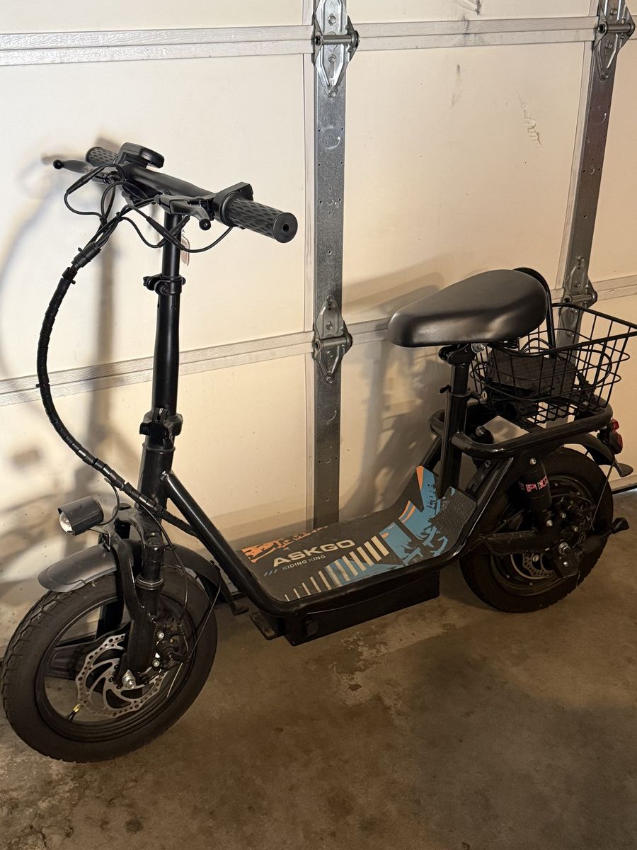 ASKGO Adult Electric Scooter with Seat