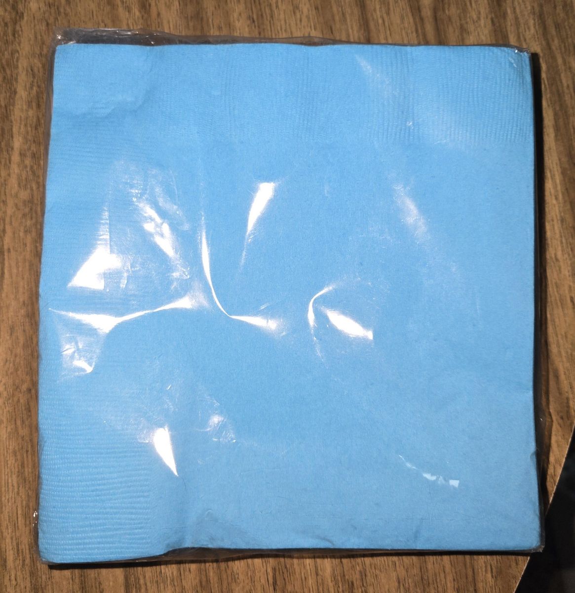 New Blue Disposable Cloth-Like Guest Hand Towels / Napkins - Soft & Absorbent, Bulk Pack