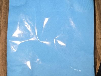 New Blue Disposable Cloth-Like Guest Hand Towels / Napkins - Soft & Absorbent, Bulk Pack