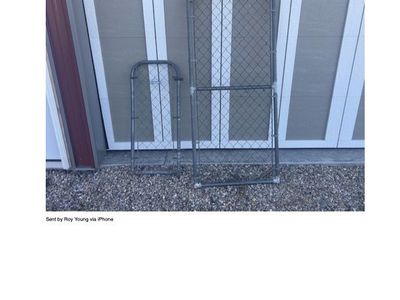 chain link gate doors 72" x 32" and 42" x 19"