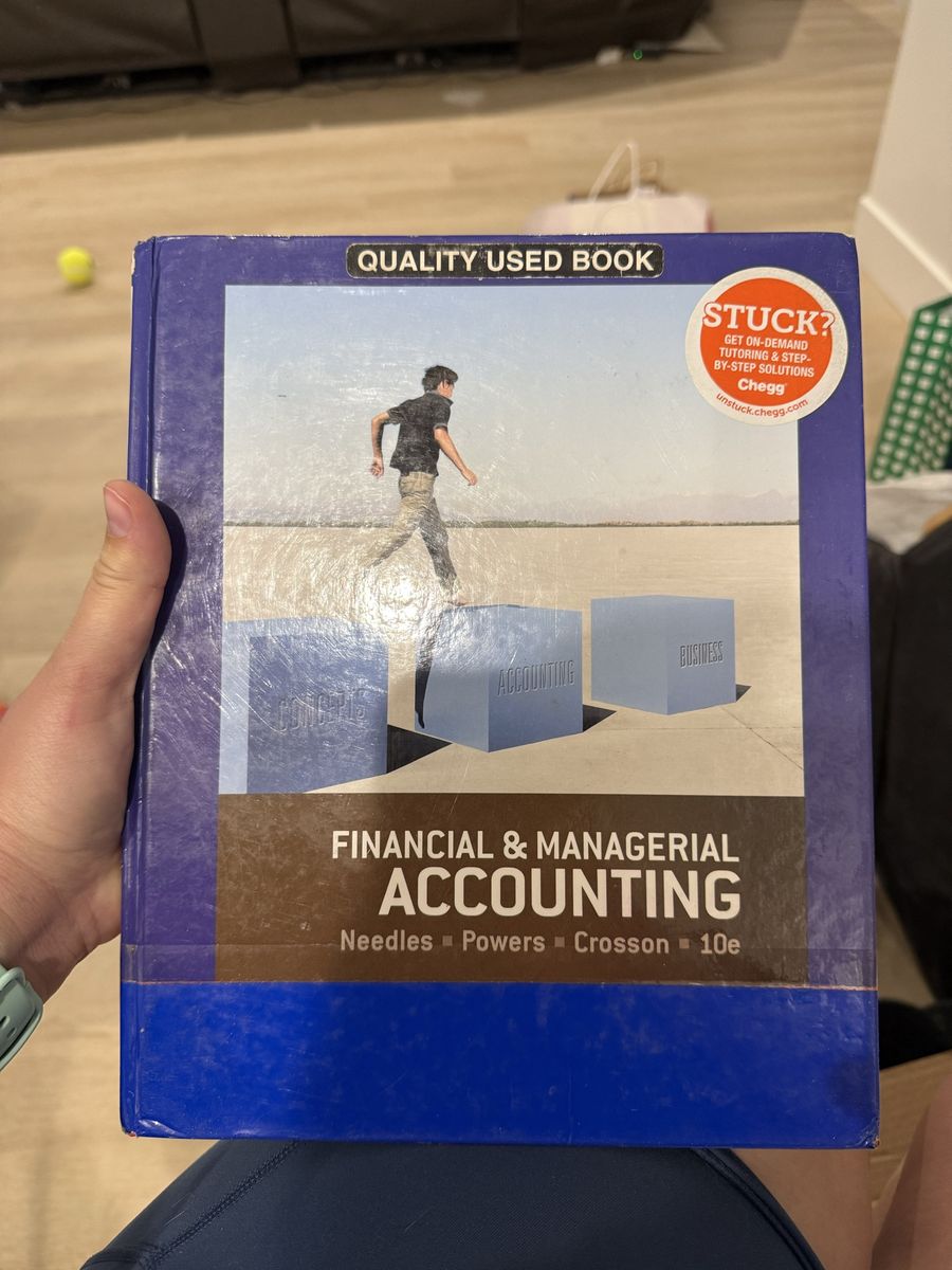 Financial and Managerial Accounting Textbook