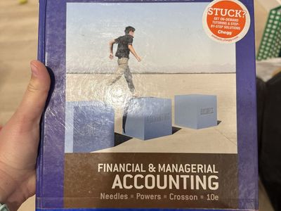 Financial and Managerial Accounting Textbook