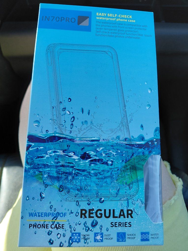IN70PRO Easy Self-Check Waterproof Regular Series Phone Case - Snow/Dust/Shock/Waterproof