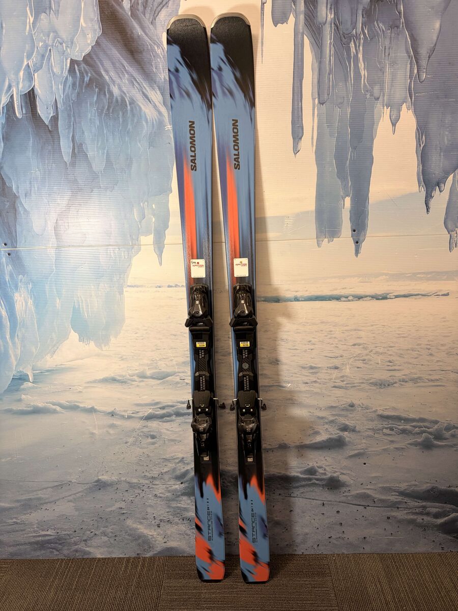 Salomon Stance 84 185cm Skis w/ SALOMON M12 GW SYS Demo Binding - Used (2026)