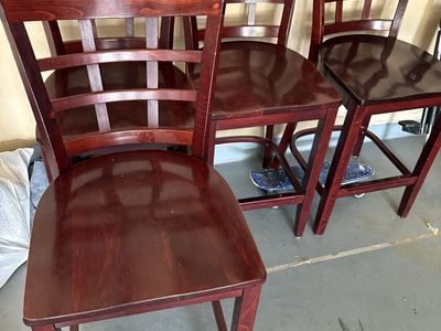 Solid wood barstools
