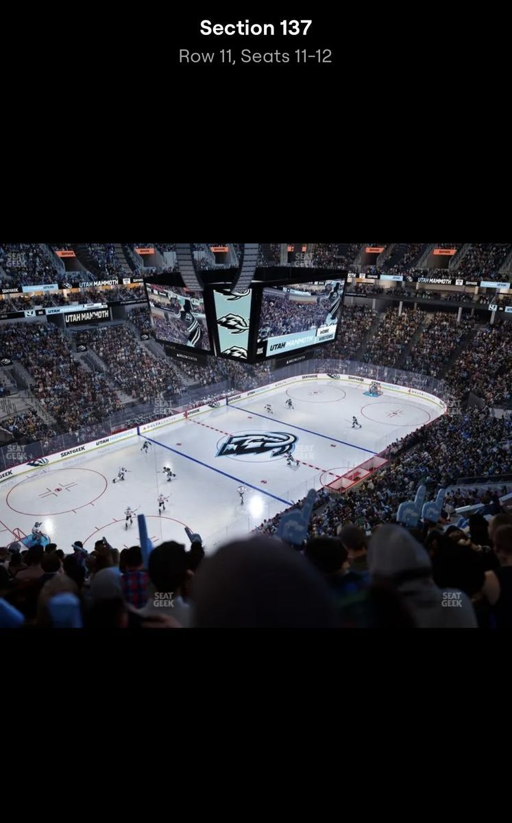 Utah Mammoth vs Winnipeg Jets