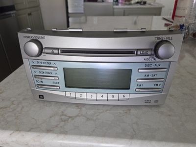 2007–2009 Toyota Camry JBL Factory OEM Radio Receiver with 6-Disc CD Player