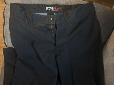 Dickies 874 FLEX Original Fit Black Work Pants 34x30