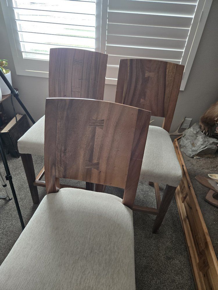 Solid wood chairs