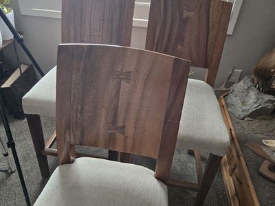 Solid wood chairs