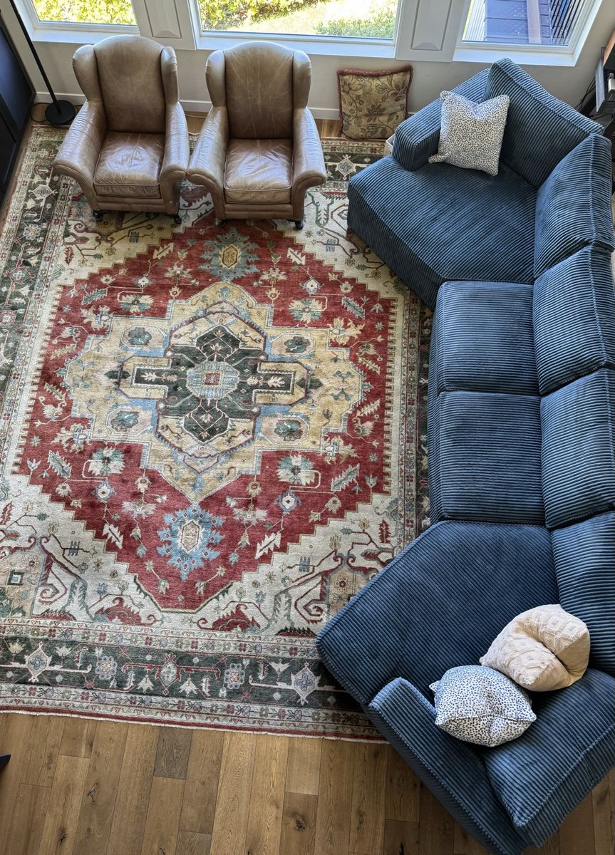 100% Hand Knotted Wool Rug 12’x15’
