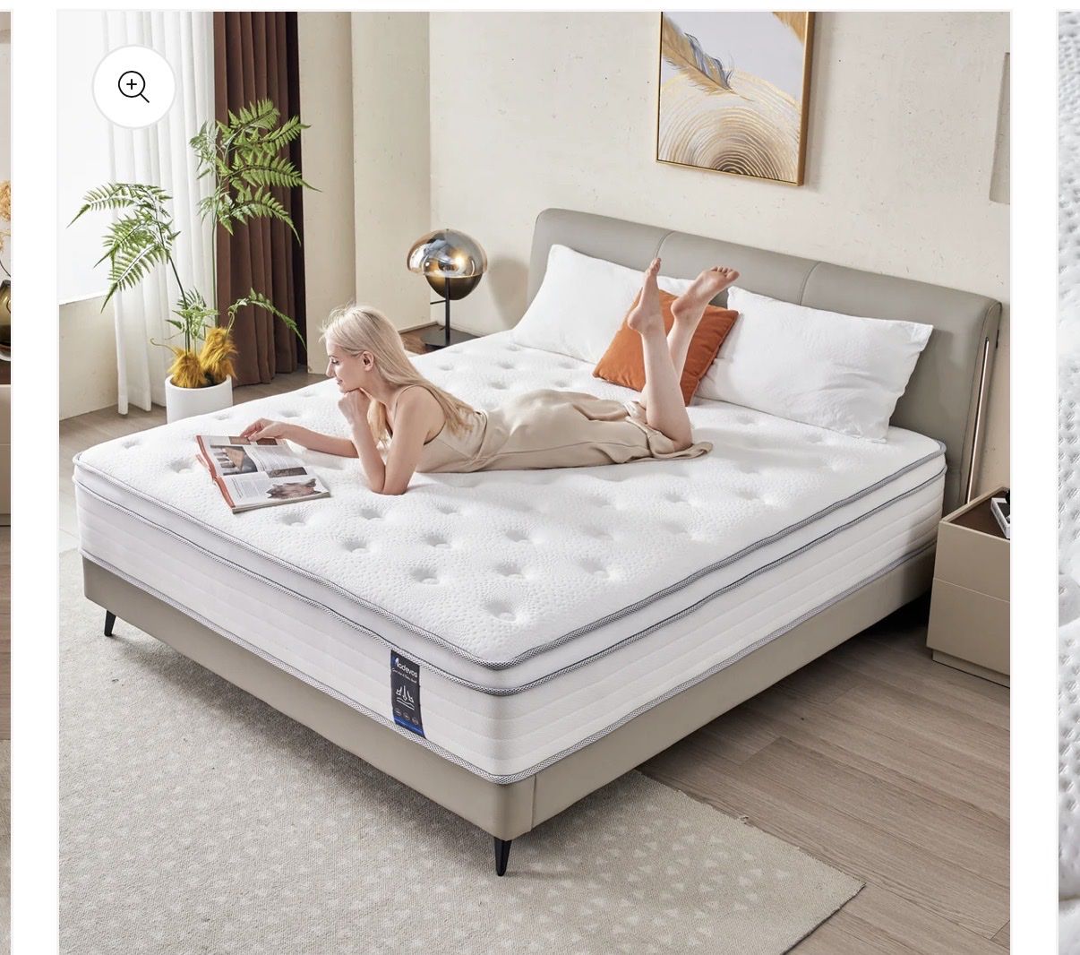 New Luxurious 14-inch Queen Size Mattress - Comfort & Support, Brand New in Box