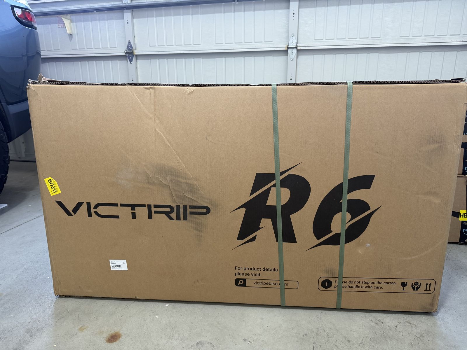 Victrip R6 Fat-Tire eBike Full-Suspension Headlights and TurnSignals (Brand-New-In-Box) w/Side Mirrors in White obo