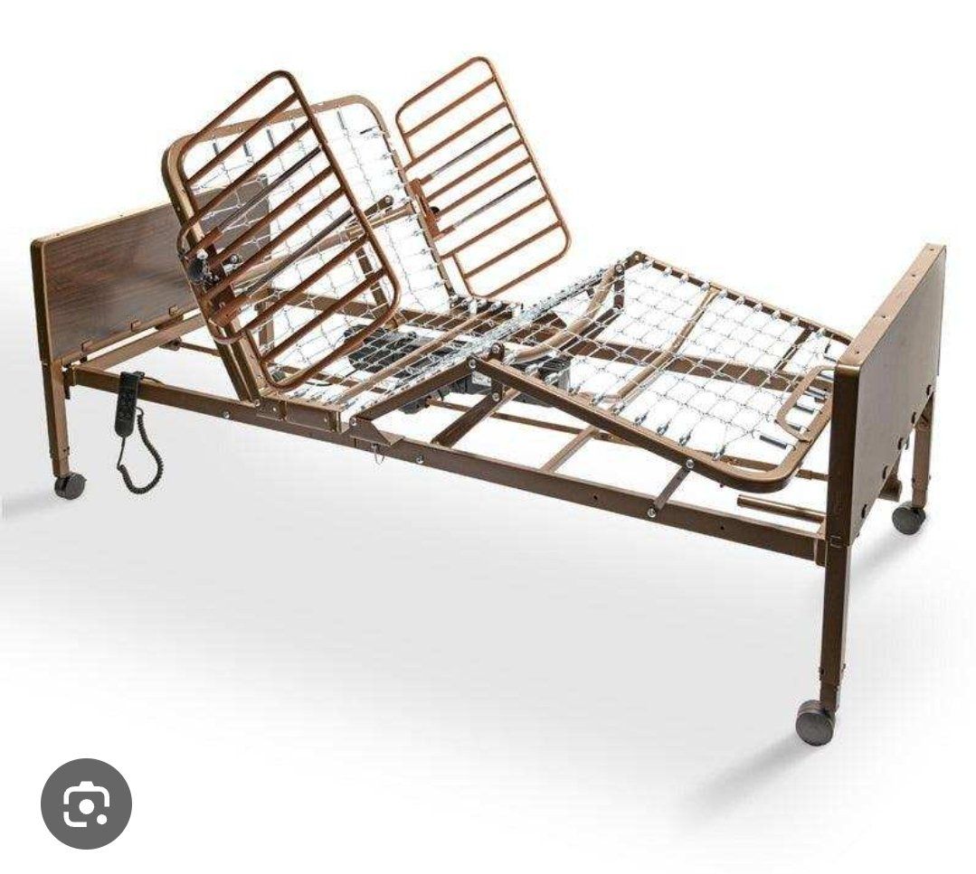 Electric Hospital Medical Twin Bed with Mattress