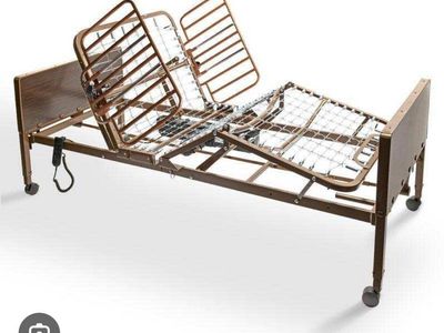 Electric Hospital Medical Twin Bed with Mattress