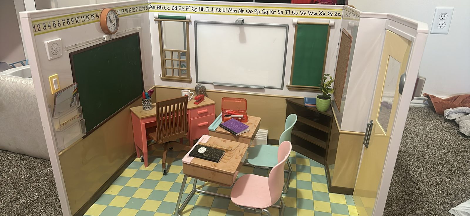 Our Generation Awesome Academy School Room Playset - 18" Doll Classroom Furniture