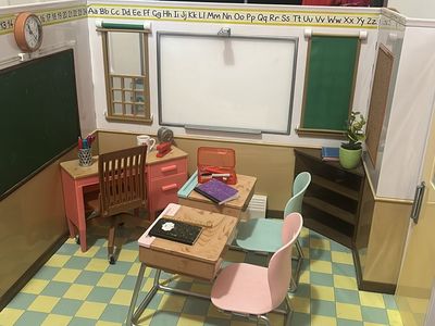 Our Generation Awesome Academy School Room Playset - 18" Doll Classroom Furniture