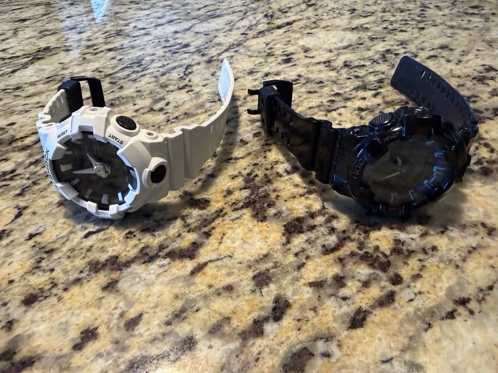 2 Casio G-Shock Watches (Black and White)