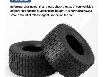 NEW! 13x6.50-6 Lawn Mower Tubeless Tire