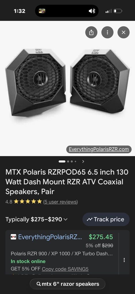 MTX 6.5 Waterproof Speakers