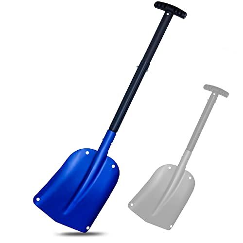 BUY 100 or 50!!!! 34" to 17" 34'' Collapsible Aluminum Shovel - Compact for Car Trunk, Snow, Camping, Emergency