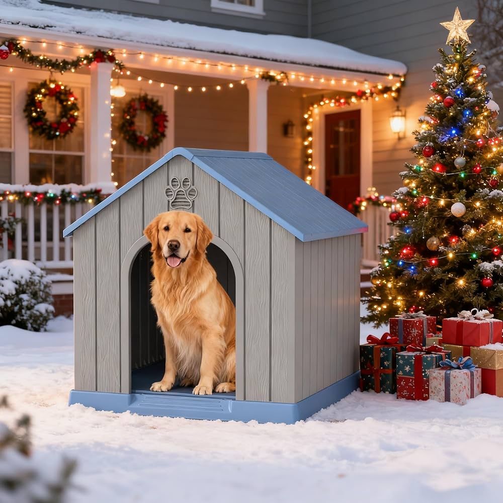 Bifanuo Large Dog House 36.2''L×38''W×38''H