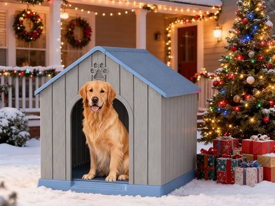 Bifanuo Large Dog House 36.2''L×38''W×38''H