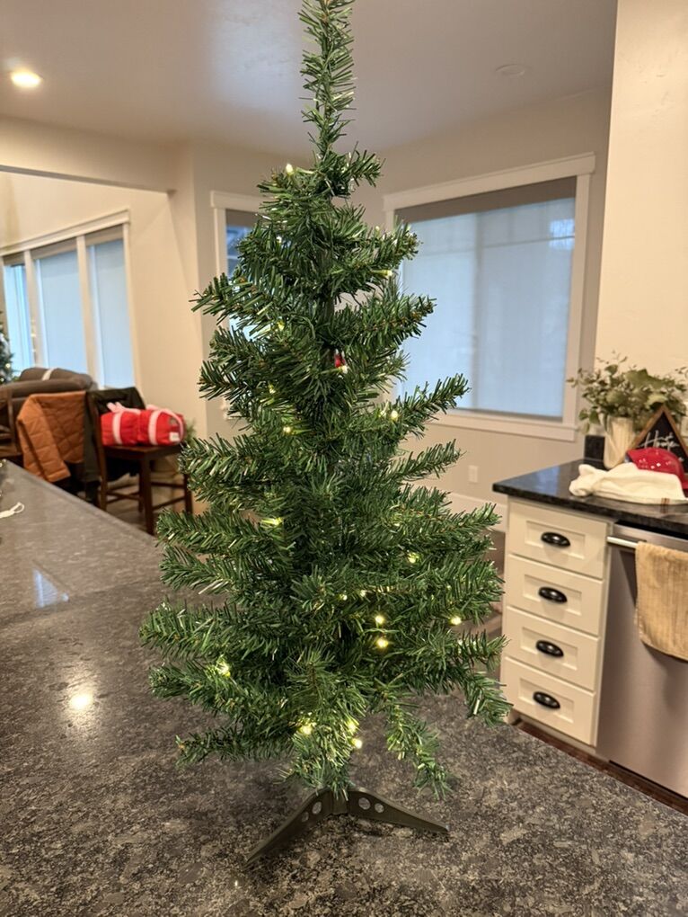 New 3' White LED Christmas Tree