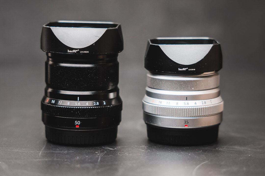 Fujifilm 35mm and 50mm f/2 Lenses for sale