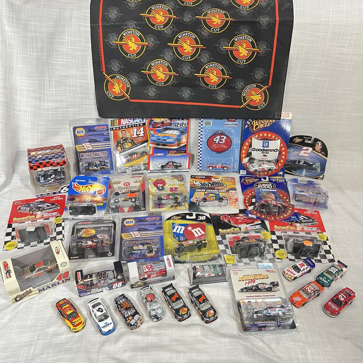Large Lot of Assorted NASCAR Diecast Cars 1:64 Scale Collectibles Some Vintage