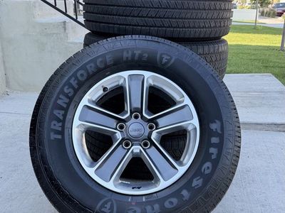 Jeep Wrangler Rims and Tires 275/70R18 Firestone Transforce HT2